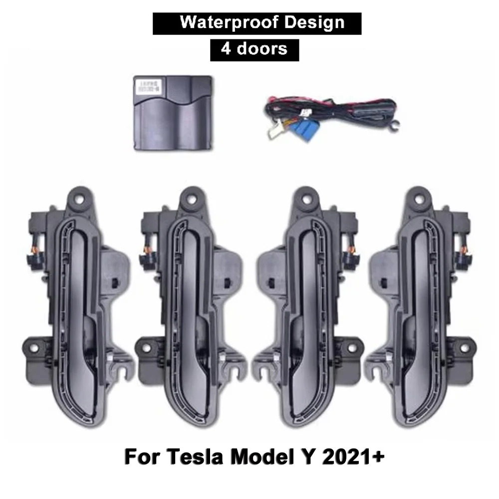 

Беспроводная автоматическая дверная ручка 7-го поколения для Tesla Model Y/3/New Y Juniper/3 Highland, умные электрические ручки с функцией автоматического приветствия