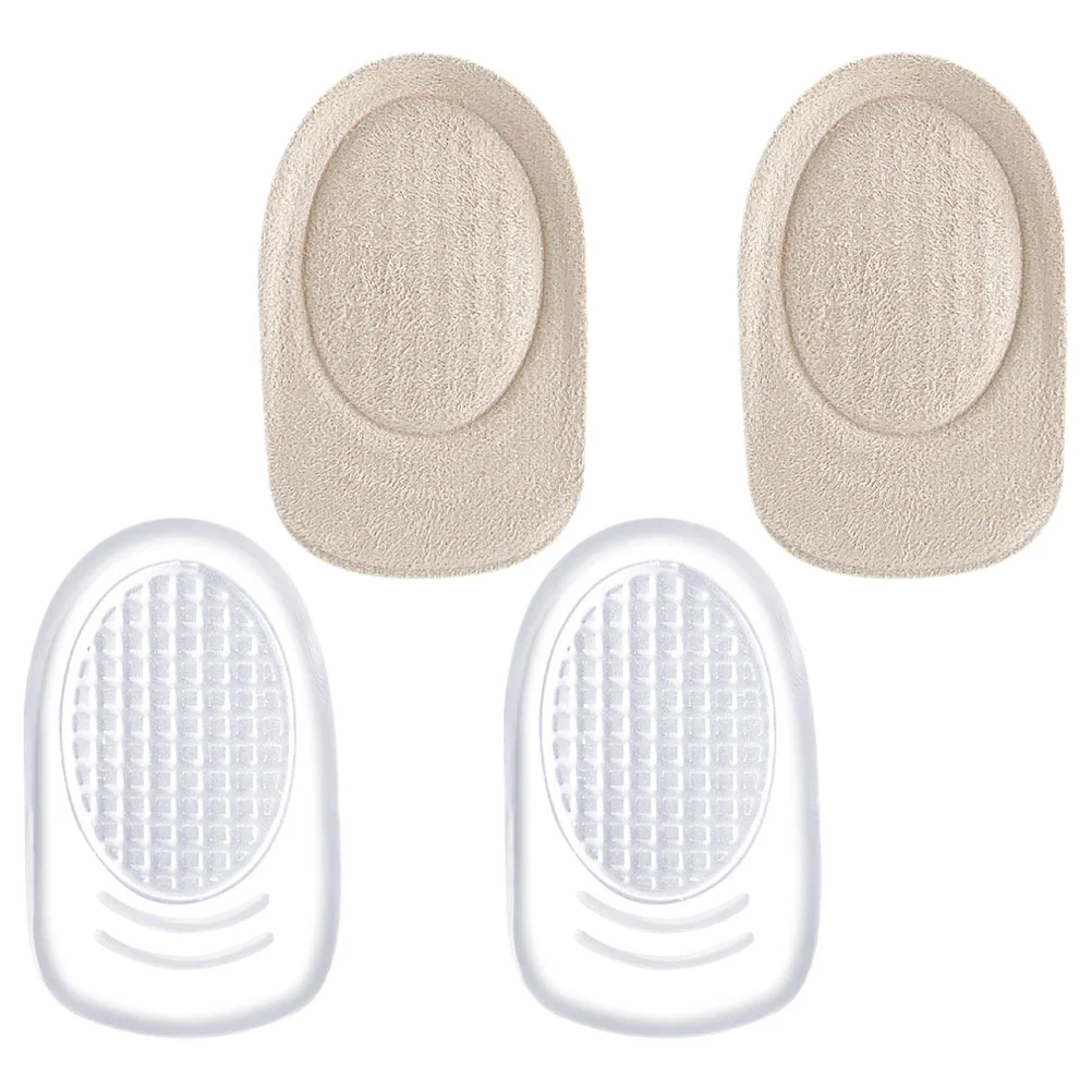 

2 Pairs Heel Pad Valid Shoe Blister Prevention Pads Gel Inserts for Women Cushion Jp Velvet Shoes and