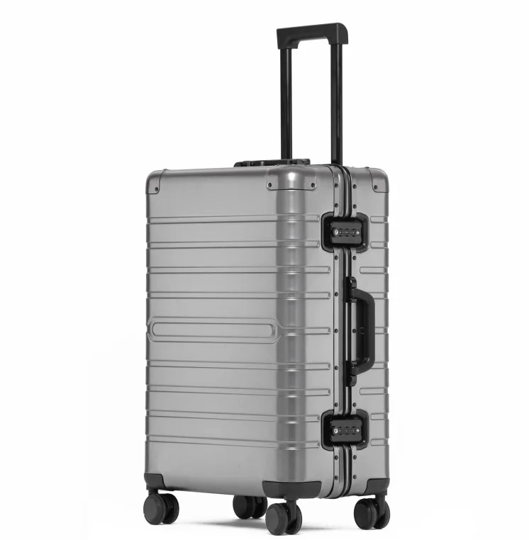 

20"24"28" inch Full Aluminum Alloy Luggage Trolley Case Men Women Suitcase Spinner Wheels Rolling Luggage Dropshi