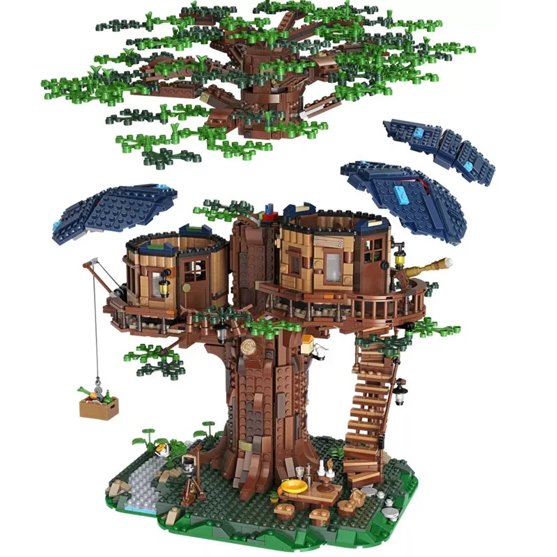 

NEW 3117 PCS Tree House The Biggest Building BlocksCompatible 21318 Bricks DIY Toys Birthday Christmas Gift 6007 bricks toy