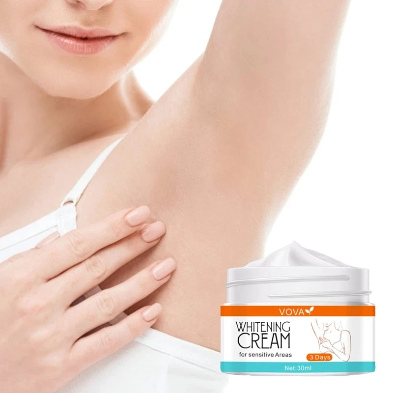 

Whitening Cream Bleaching Armpit Private Parts Neck Knees Legs Elbow Lightening Underarm Dark Spot Sensitive Area Body Cream