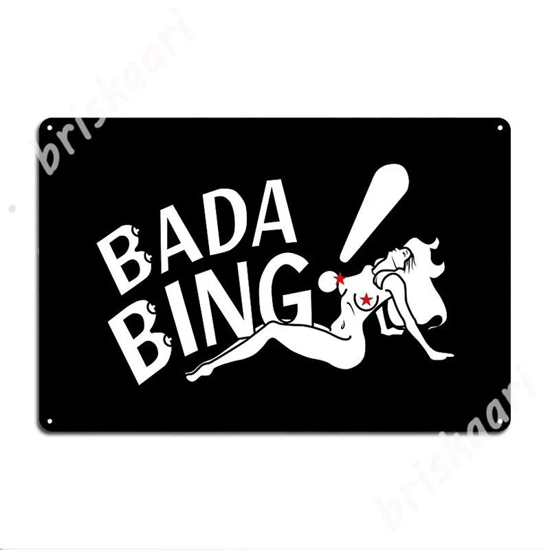 

Bada Bing! Metal Signs Club Home Classic Home Mural Painting Tin sign Posters
