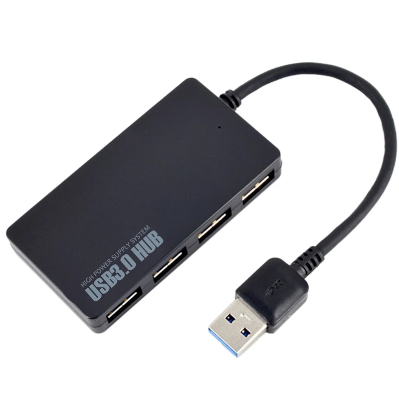 

Высокоскоростной USB-концентратор 3,0 и USB, внешний 4-портовый адаптер-разветвитель для ноутбука с поддержкой портов Windows 10/8/7/Vista/XP