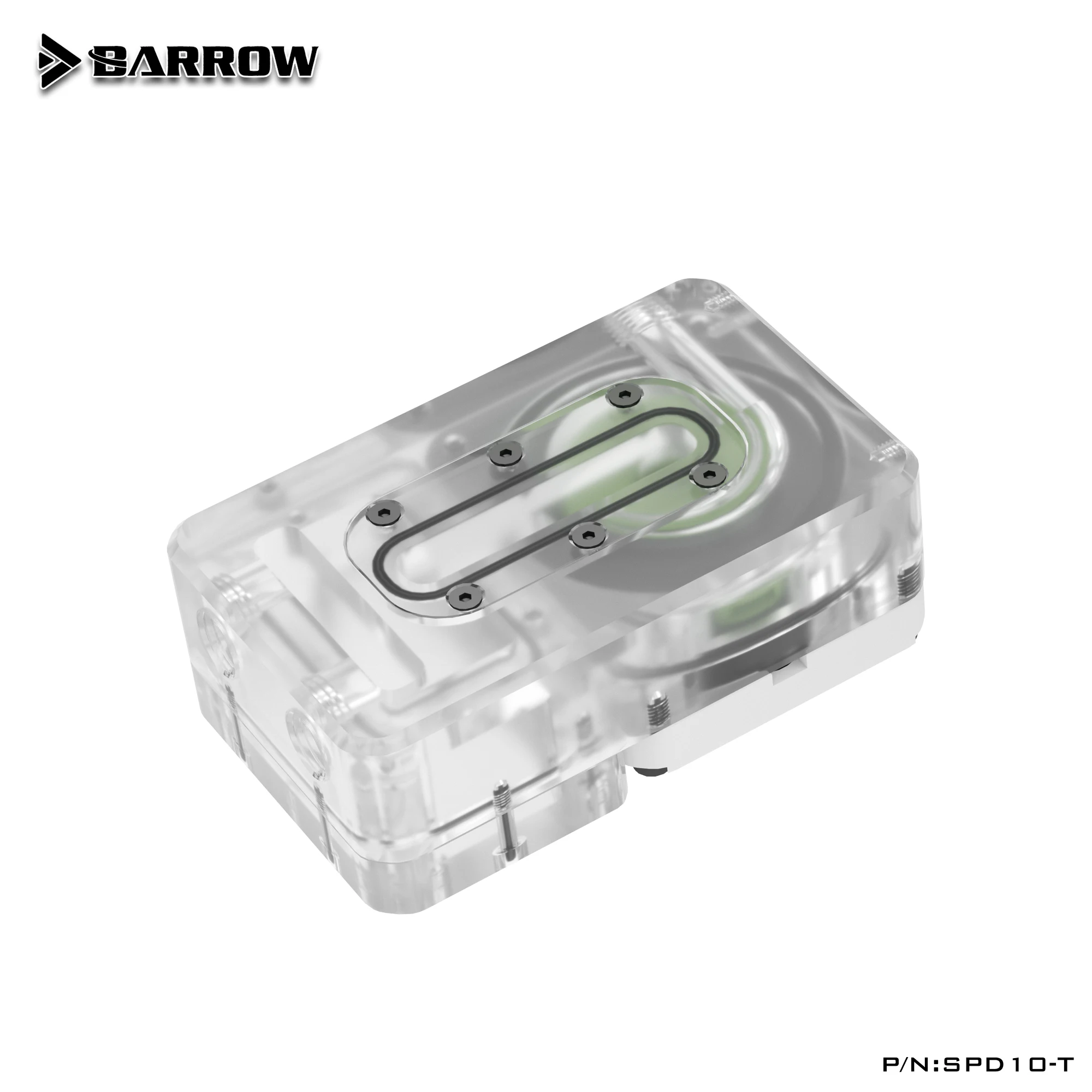 Barrow DC12V 10W PWM Water Cooler Integrated Pump Water Tank for ITX Case MINI Pump Reservoir Water Cooling System SPD10-T enlarge