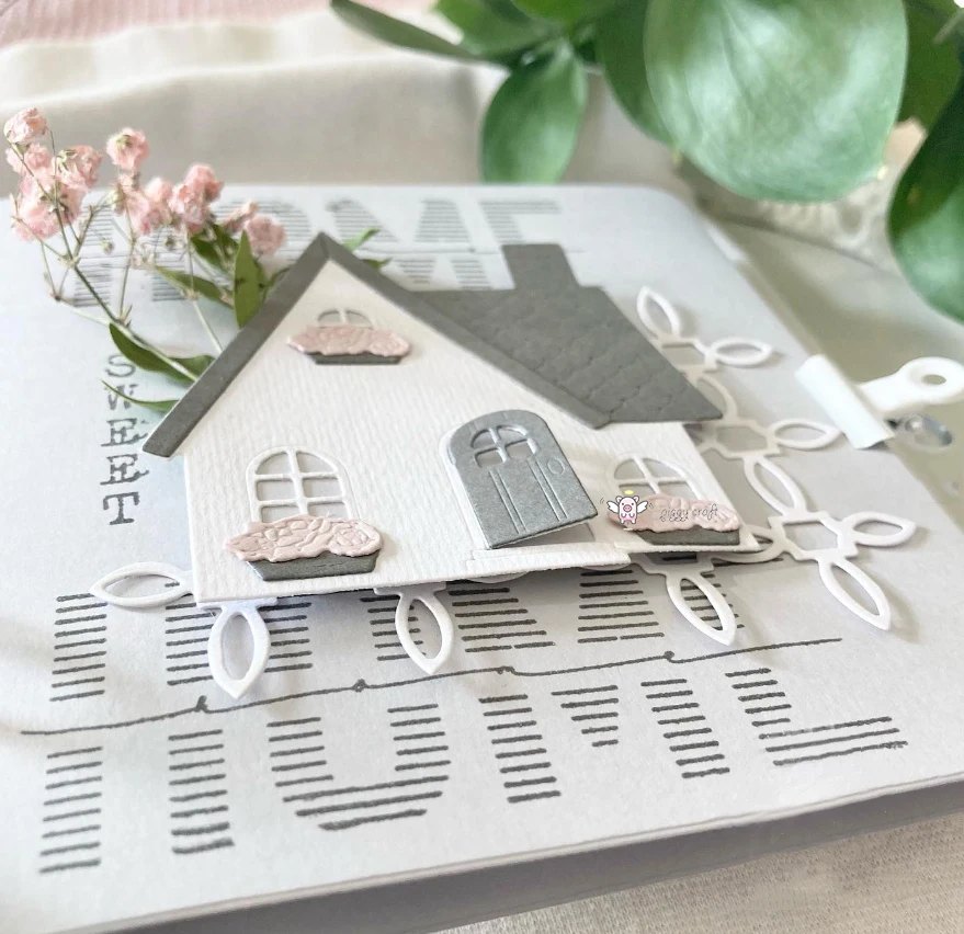 Технические металлические Вырубные штампы форма для цветочного украшения дома