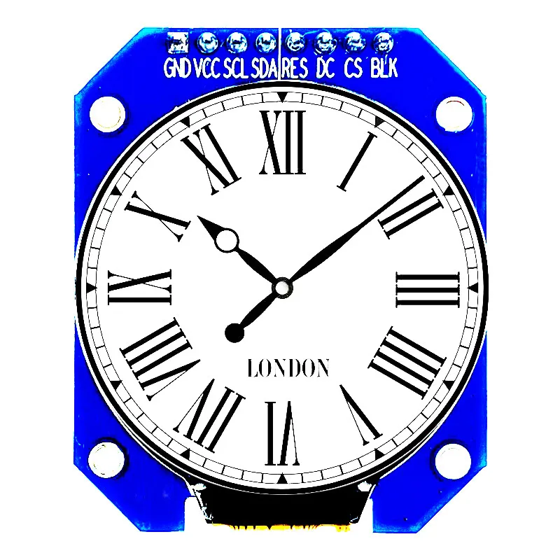 Круглый ЖК-дисплей HD IPS цветной 1 28 дюймовый экран 240xRGBx240 без сенсорной панели