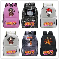 naruto backpack men women children uchiha sasuke cool 3d print schoolbag boy girl kids fashion haruno sakura bag
