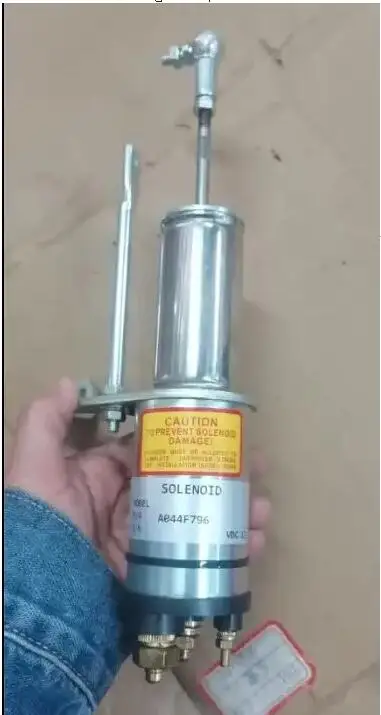 Válvula solenóide a044f796 para cummins motor diesel 6bt5.9-g2 corte de desligamento do gerador высокое качество