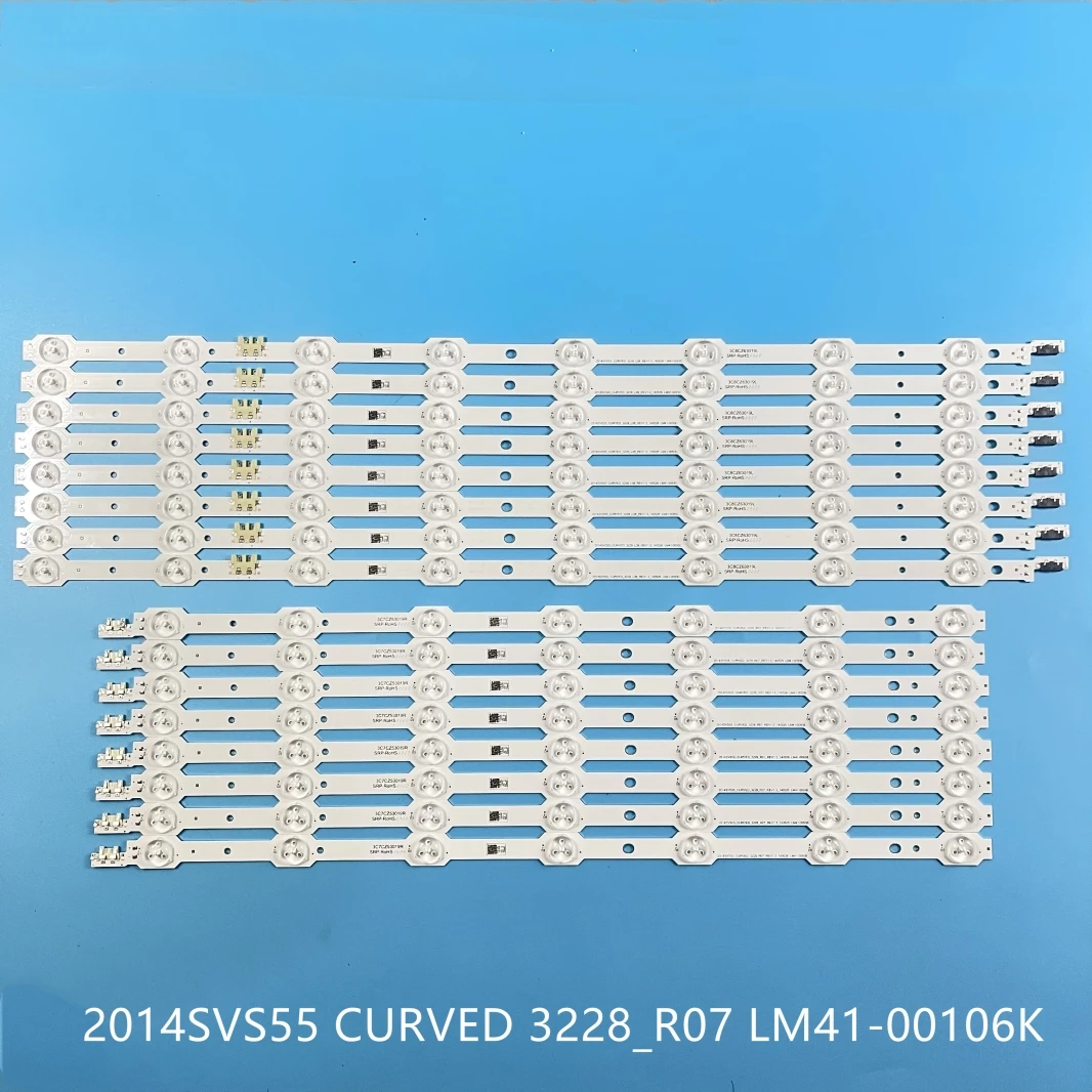 16 PCS/set LED Backlight Strip for Samsung UE55HU7200 UE55HU7100 UE55HU7105 UE55HU7205 UN55HU7200 UA55HU7800 BN96-33494A 33493A