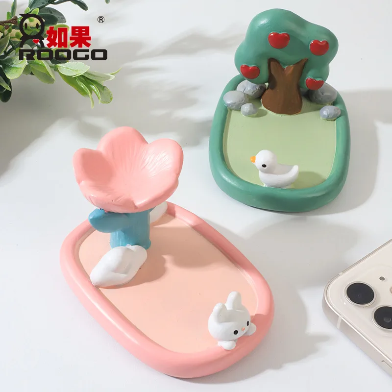 

Original cute bunny phone stand ornament creative home office desktop lazy ipad bracket