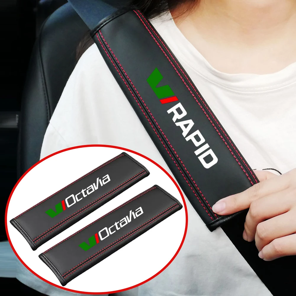 1 шт. автомобильные аксессуары кожаный наплечный чехол для ремня безопасности