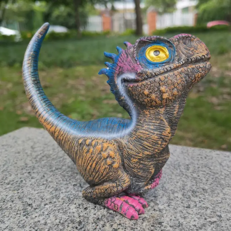 

Velociraptor Statue Ornaments Jurassic Park Dinosaur Sculpture Home Room Decoration Collection Dinosaur Toy Gift Decor Crafts
