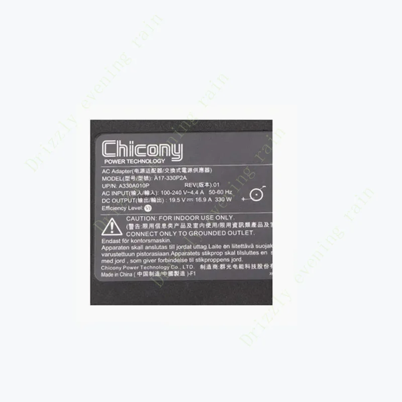 Адаптер переменного тока для chicy a17-330p2a 19 5 В 16 9 А 330 Вт 7 4x5 0 мм a330a010p зарядного