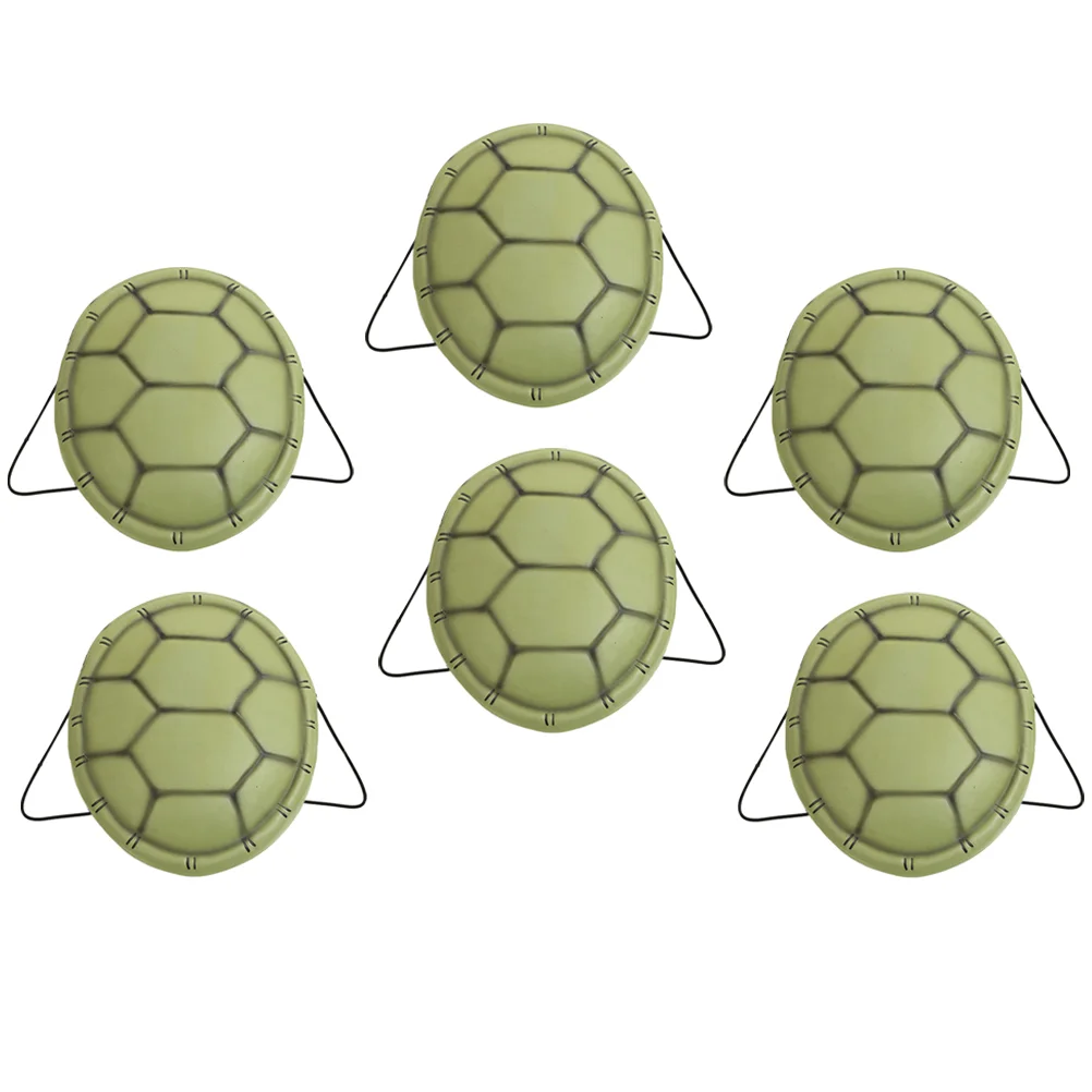 

6PCS Turtle Shell Halloween Cosplay Costume Turtle Shell Prop Halloween Supplies
