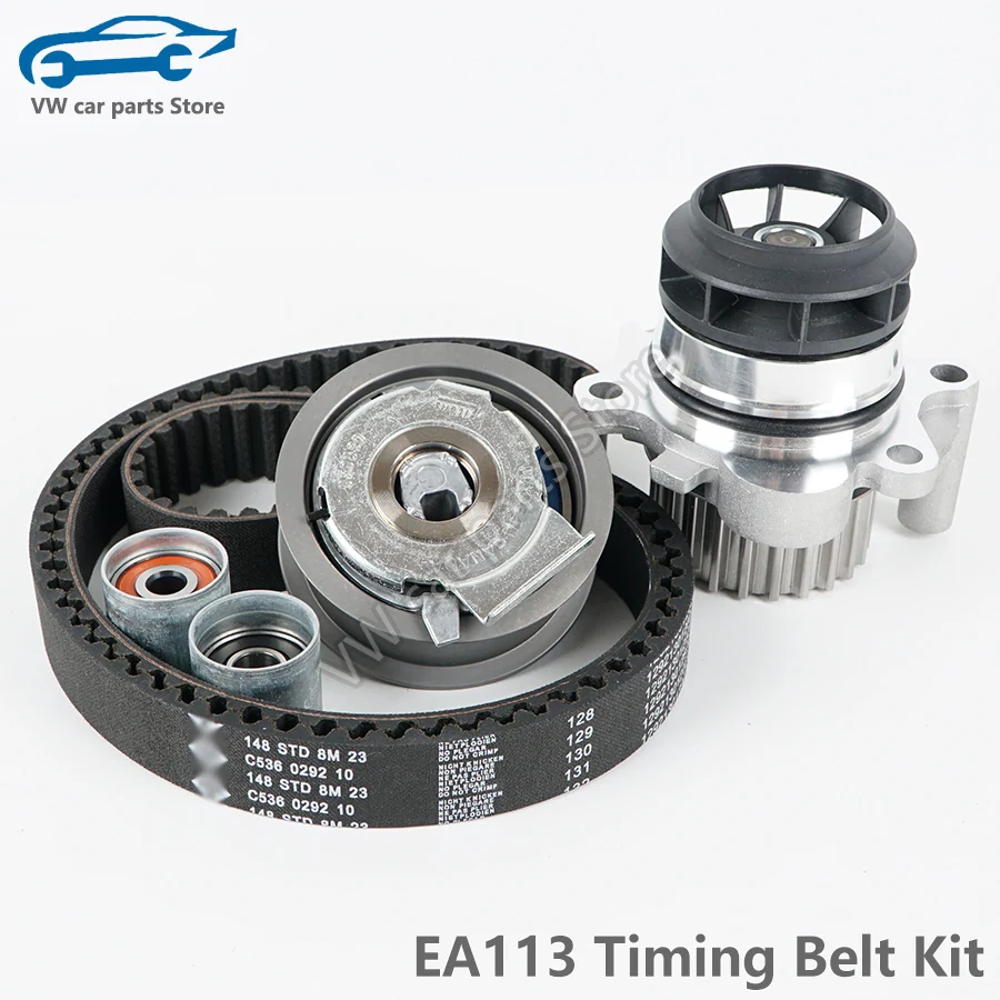 Фото 06D109119B 148-tooth EA113 2,0 T зубчатый натяжитель ремня двигателя комплект синхронизации для Audi A4 A6 VW Jetta Golf GTI MK5 Eos 06D 109 243 B №1