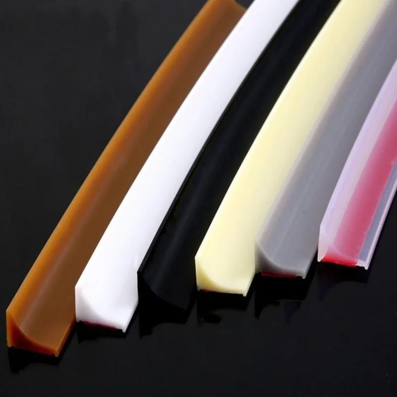

Silicone Shower Barrier Bathroom Water Stopper Water Barrier Retaining Strip Dry And Wet Separation Door Sealing Strip