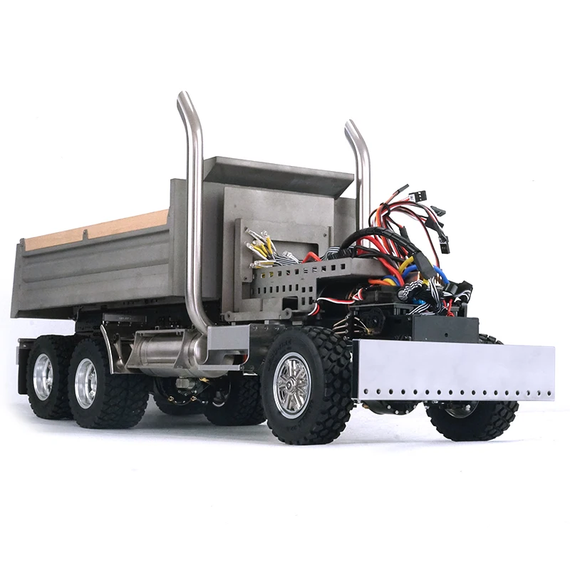 

LESU 1/14 6*6 King Hauler RC Dumper Truck Tractor Tipper Car DIY Model TAMIYA Construction Vehicle Motor Servo Sound Light Unit