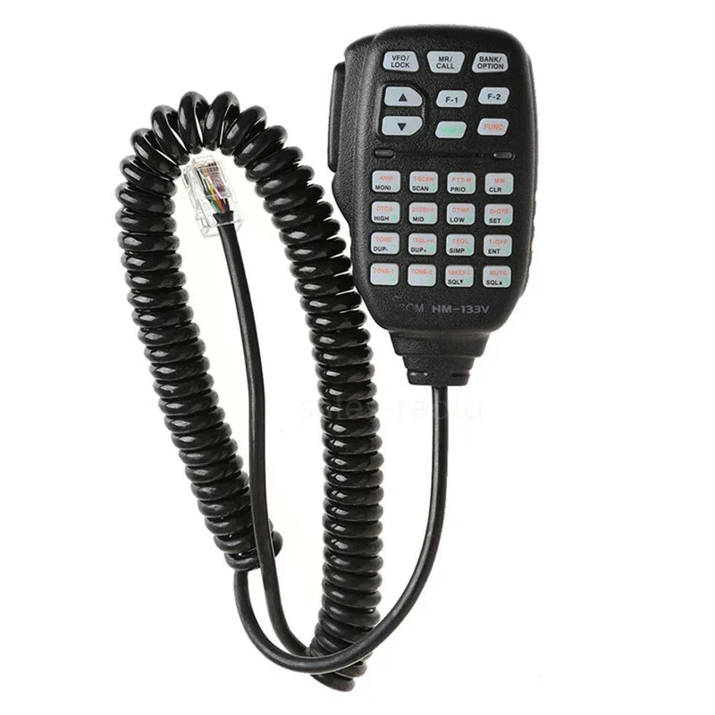 HM-133V Ручной динамик PTT Микрофон с цифровой педалью для ICOM ID-800H ID-880H IC-2800H IC-2820H IC-V8000