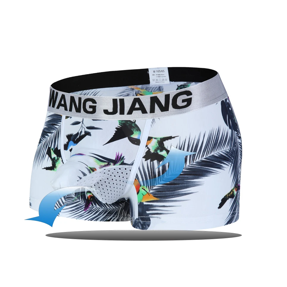 

AIIOU 2022 Mens Underwear Elephant Boxer Men Shorts Male Panties Fashion Print Underwear Gay Cueca Masculina Ropa Interior Hombr