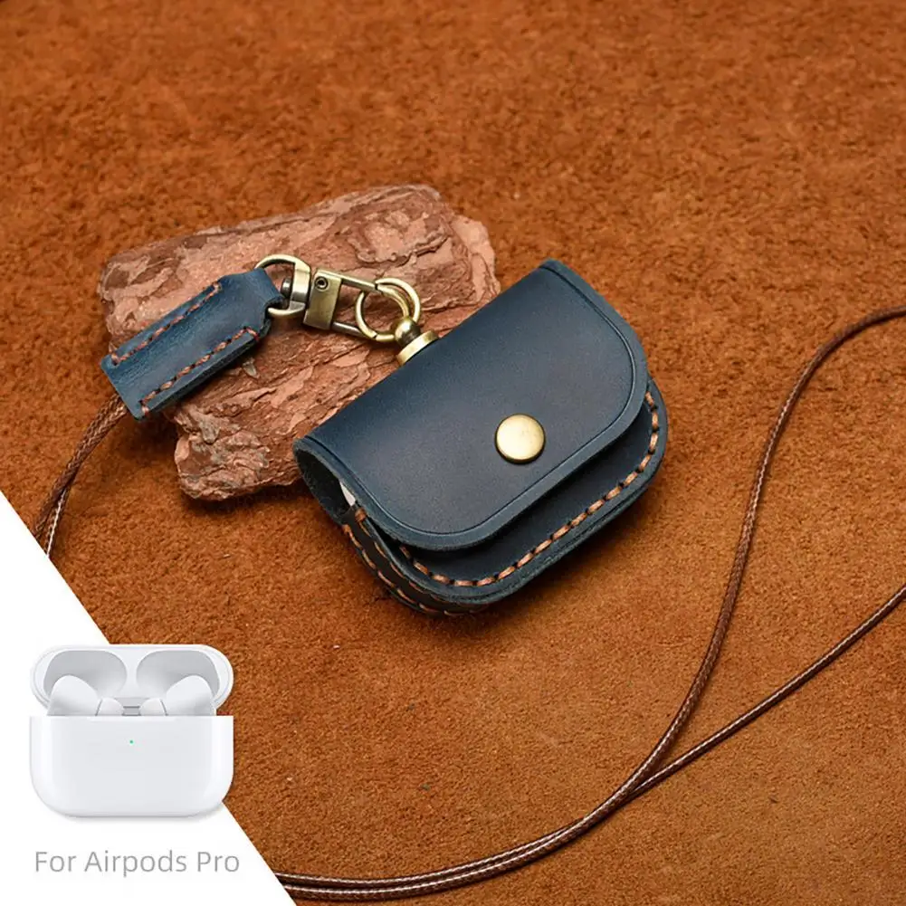 

Soft Creative Earphone Anti-drop Protective Case with Hanging Chain Portable Earbud Protective Shell Perfect Matching