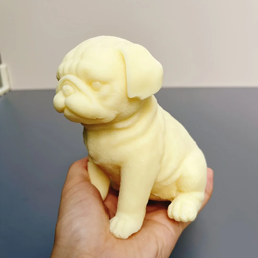 3D большая силиконовая форма в виде мишки для бульдога бетона песка собаки смолы