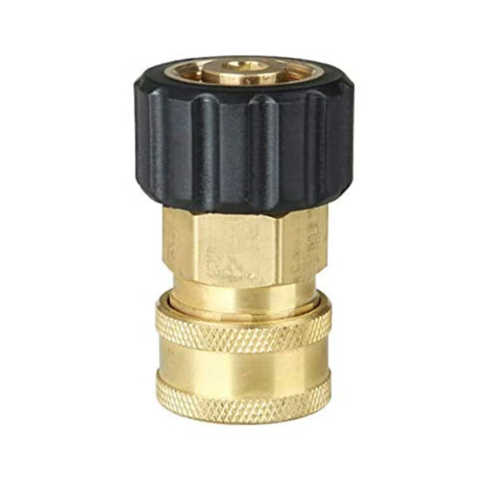 

M22 Male To 1/4" Pressure Washer Quick Connector To Spray Gun Wand Lance Bayonet Adapter Pressure Washer Spray Cleaning Tool