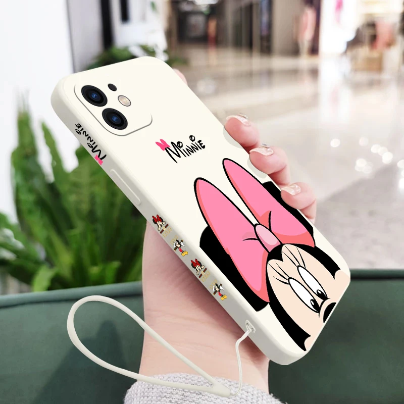 

Mickey Minnie Phone Case For Xiaomi Redmi Note 11 10A 11T 10 10T 10S 9T 9 8 7 Pro Plus 10C 9A 9C 9T 4G 5G Cases With Lanyard