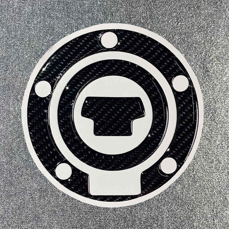 

Motorcycles Accessories Fuel Tank Cap 3D Carbon Fiber Sticker and Decals For YAMAHA