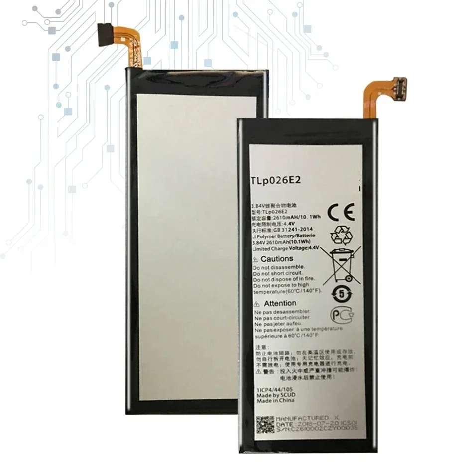 Аккумулятор Kikiss 2610 мАч для ALCATEL ONE TOUCH IDOL 4 6055K TLp026E2 OT-6055 6055B 6055H 6055U 6055Y Bateria