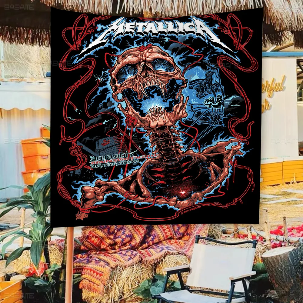 Группа M-METALLICA Маленький размер Черлидинг Баннер Ручной флаг Флаги для уличной