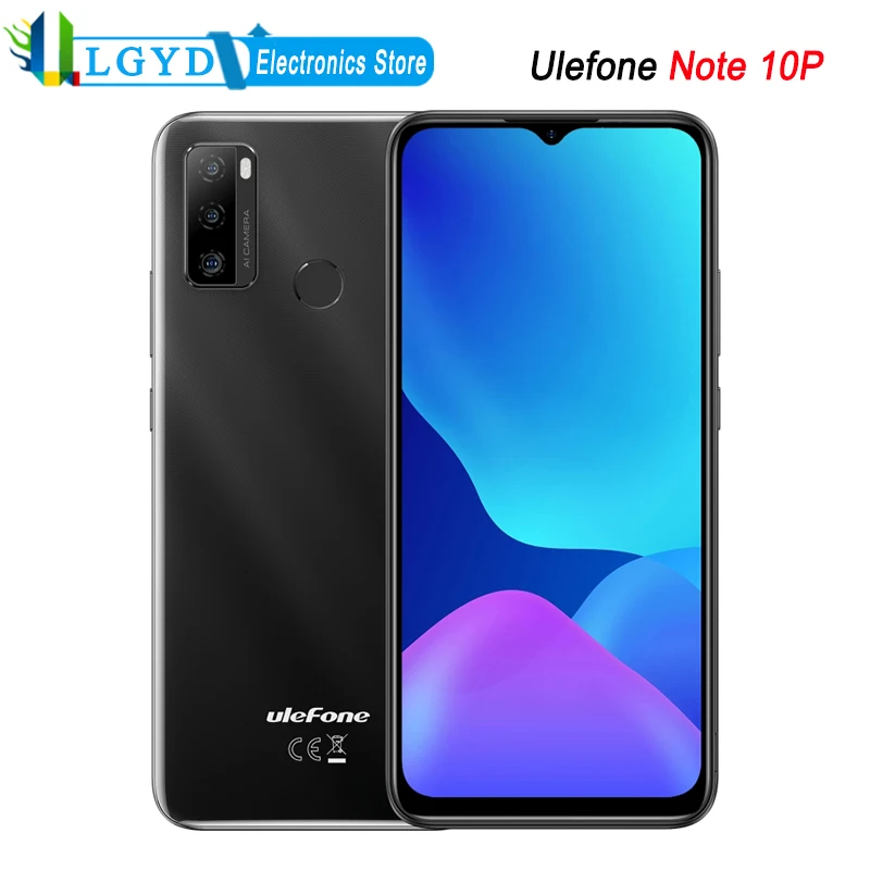 

Ulefone Note 10P 4G Smart Phone 3GB RAM 128GB ROM 6.52'' Android 11 Unisoc Tiger T310 Quad Core 5500mAh Dual SIM 4G LTE Face ID