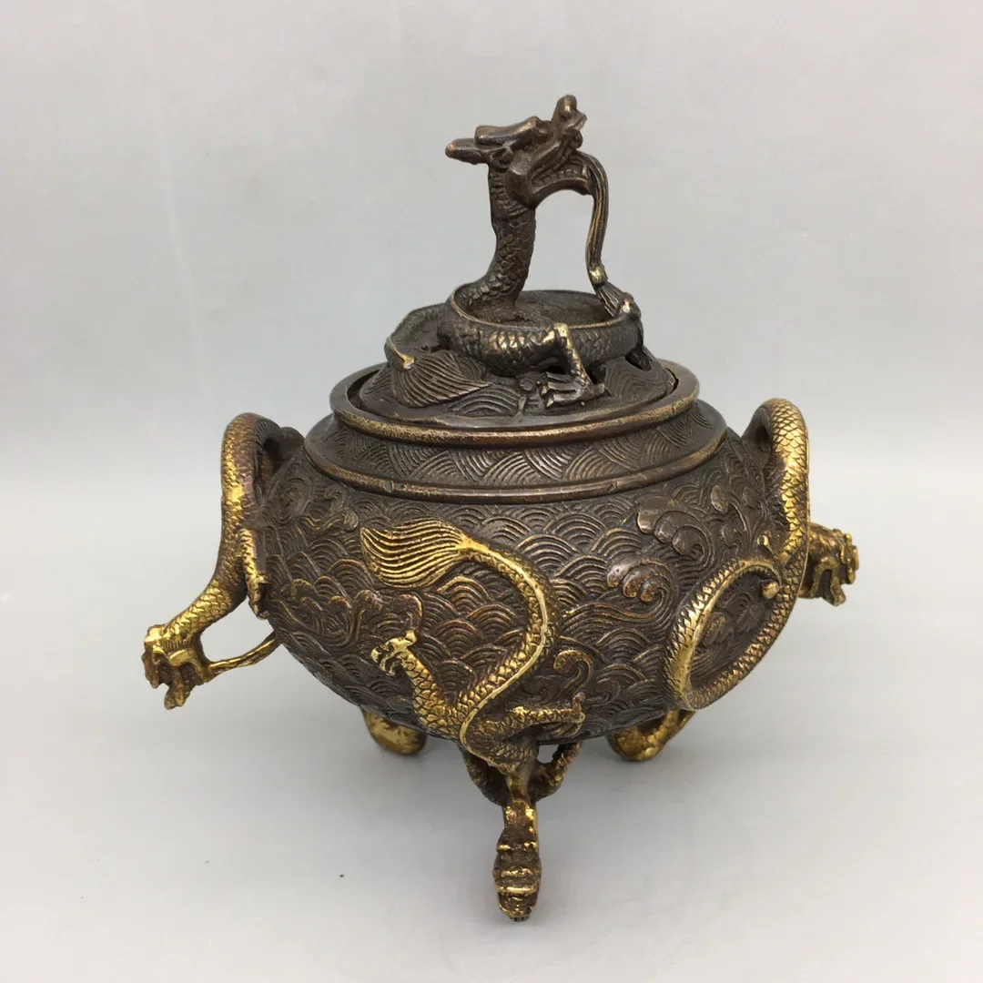 Металлический штатив курильница-дракон украшение для дома офиса культуры и