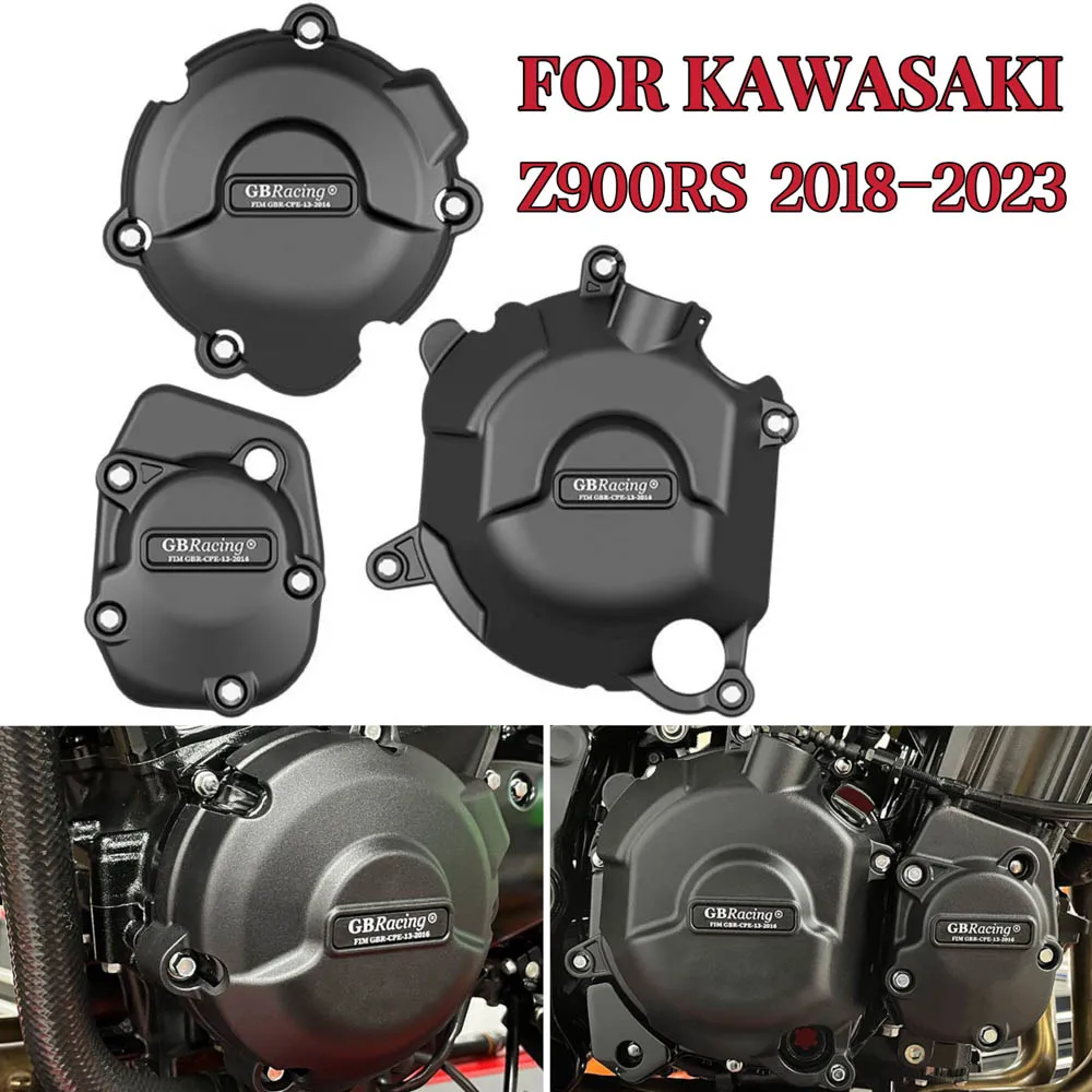

Z900RS Motorcycles Engine Cover Protection Case GB Racing For KAWASAKI Z900 RS 2018 2019 2020 2021 2022 2023