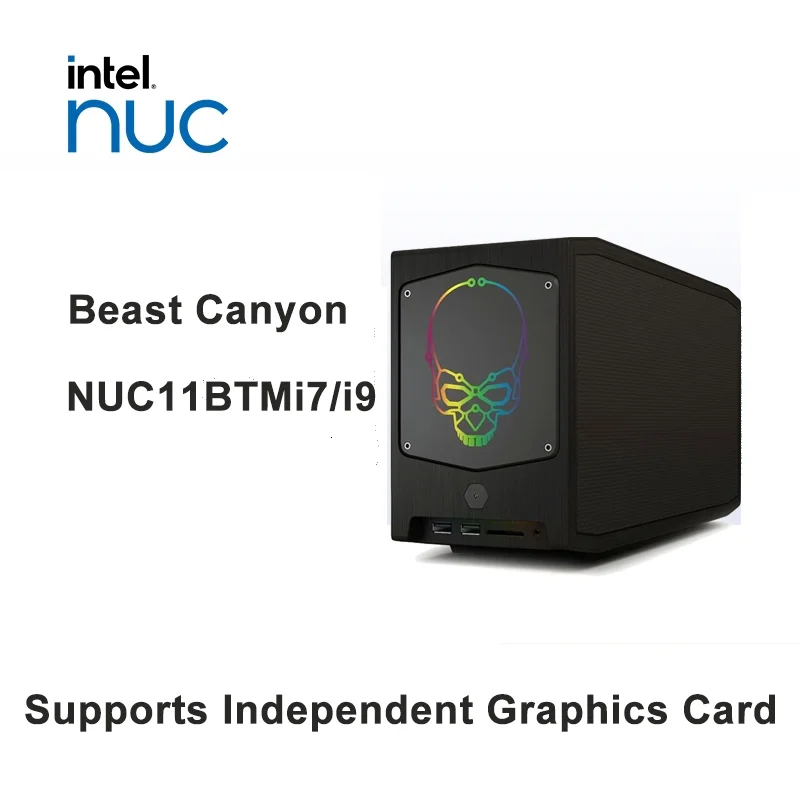 Фото Игровой компьютер Intel Beast Canyon NUC11BTMi7/i9, компьютер с узлом ITX, поддерживает выделенную графическую карту без памяти, Мини хост №1