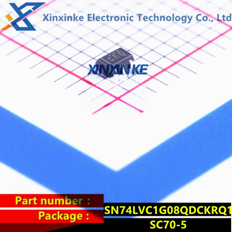 

SN74LVC1G08QDCKRQ1 Mark:CEO SC70-5 Logic Gates Single 2-Input Positive-AND Gate Logic ICs Brand New Original