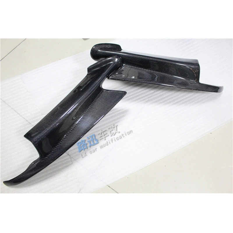 2 шт. передний бампер из углеродного волокна сплиттер для губ спойлер клапан