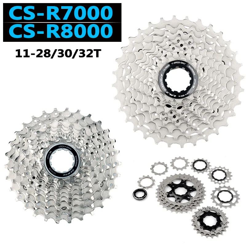 

Road Bike freewheel 105 CS-R7000 28T 30T 32T 11 Speed Cassette Ultegra CS-R8000 28/30/32T Sprocket for K7 HG Bicycle accessories