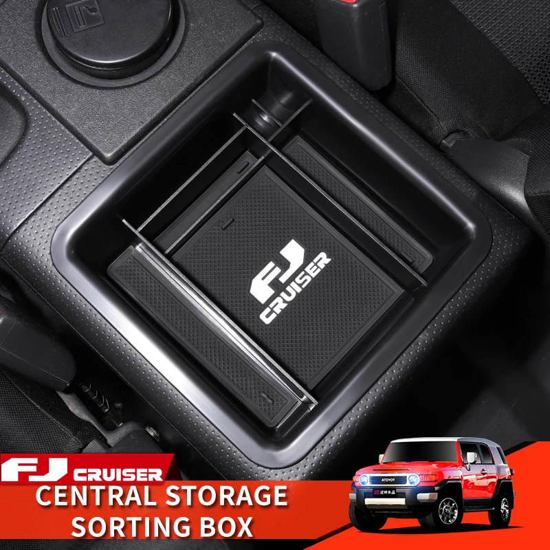 

06-21 Year Toyota FJ Cruiser Accessories Interior Modification Central Storage Sorting Box Stratification Sort Out Decoration