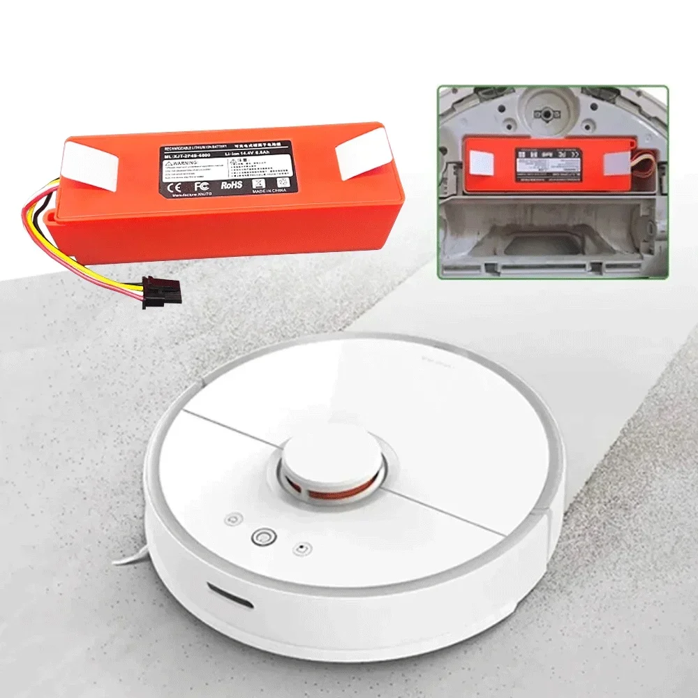 Сменная батарея для робота-пылесоса Xiaomi Roborock S55 S60 S65 S50 S51 S5 MAX S6