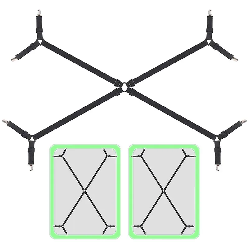 

Крепежные фиксаторы для матрасов и одеял, фиксаторы для кровати, крепежные зажимы, Нескользящие зажимы, фиксируемый держатель для простыни, эластичный регулируемый 8/12