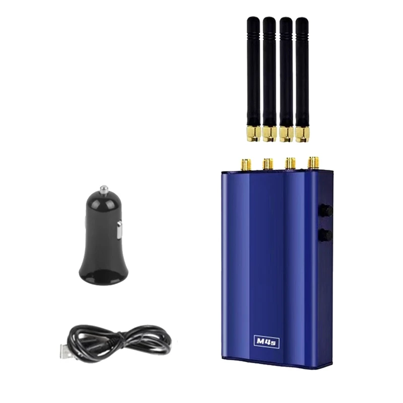 

Портативный детектор GPS-сигнала с 4 антеннами, GPS + Beidou + 2G + 2,4G Wifi, без детектора GPS-позиционирования