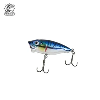 1pcs wobblers popper fishing lure 40mm 3 5g topwater poppers surface lures firetiger crankbaits hard artificial bait for bass