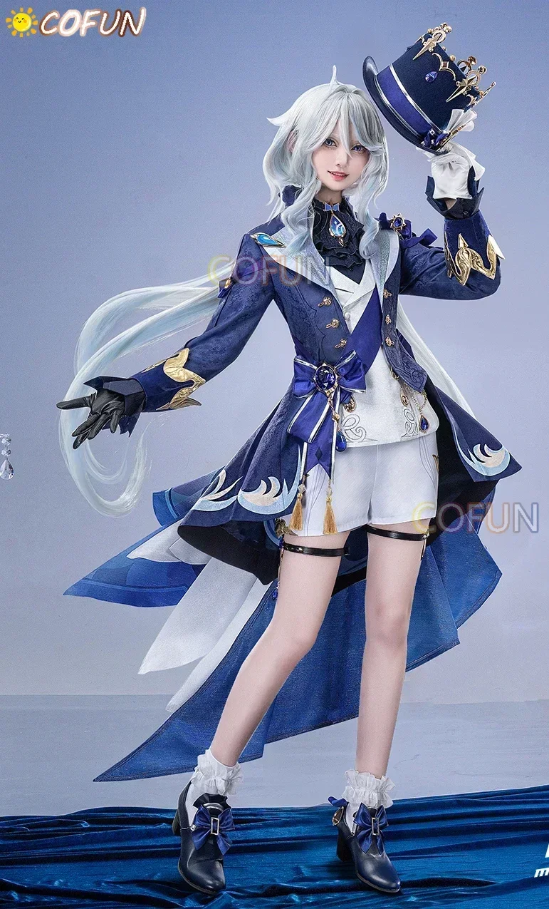 COFUN Game Genshin Impact Fontaine Furina Косплей Костюм Хэллоуин Великолепные наряды Аниме