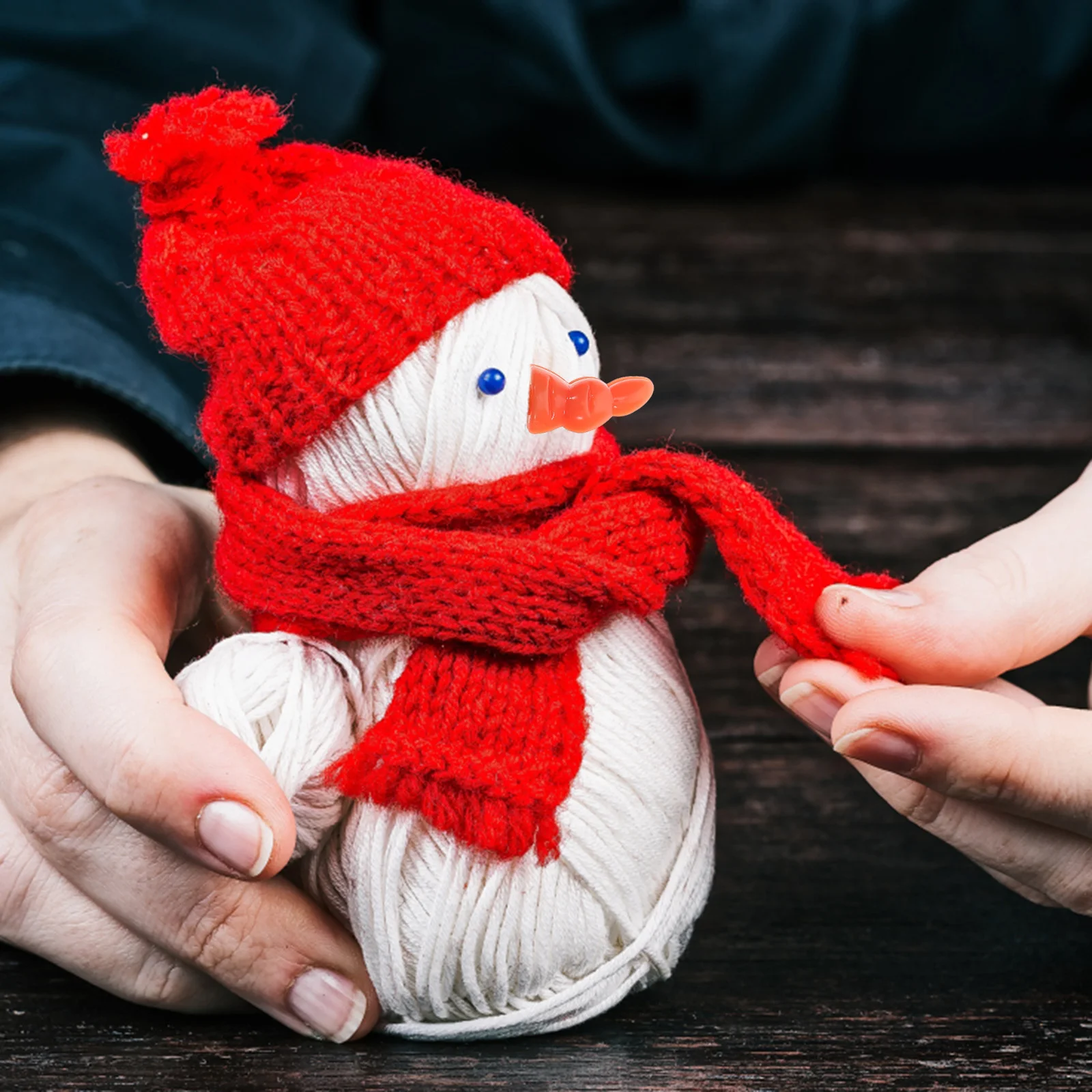 Поддельные украшения пластиковый нос снеговика надувные рождественские