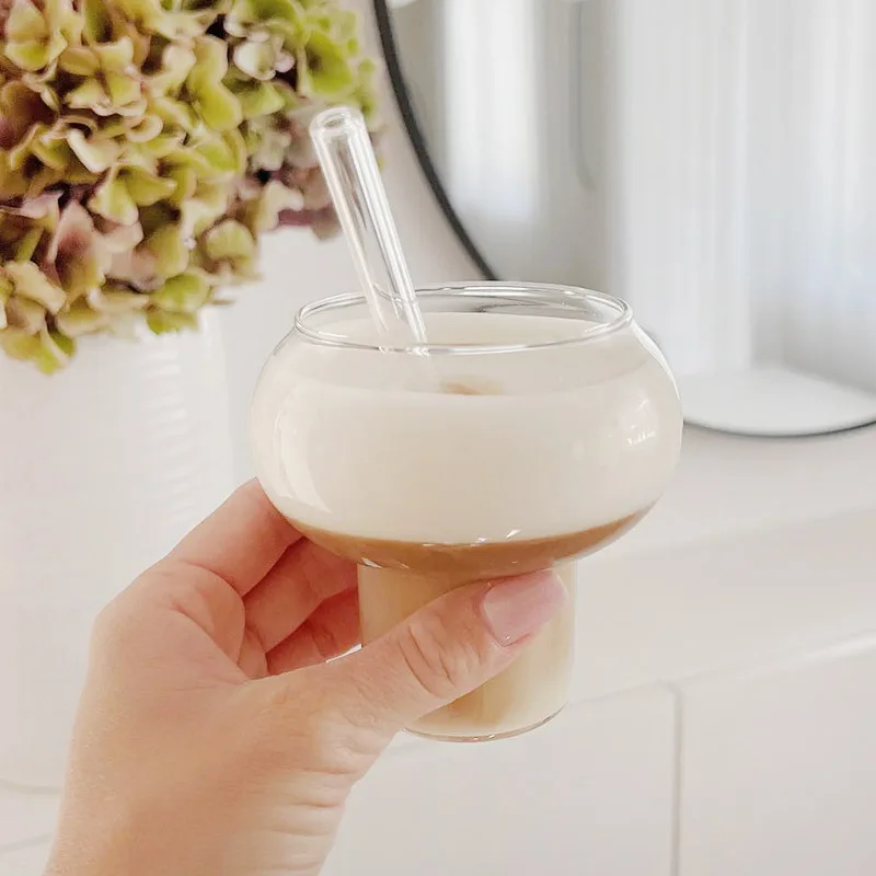 

Стеклянная кофейная чашка для латте