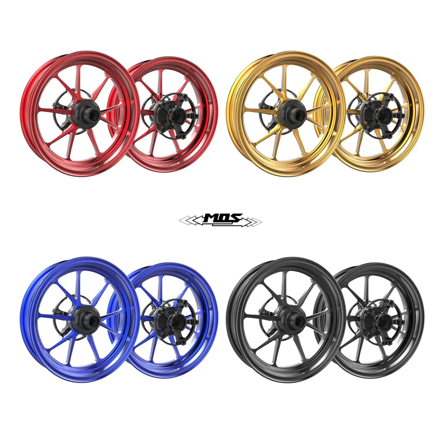 Обод мотоцикла из кованого алюминиевого сплава MOS 13 дюймов для Kymco KRV 180 2021 2022