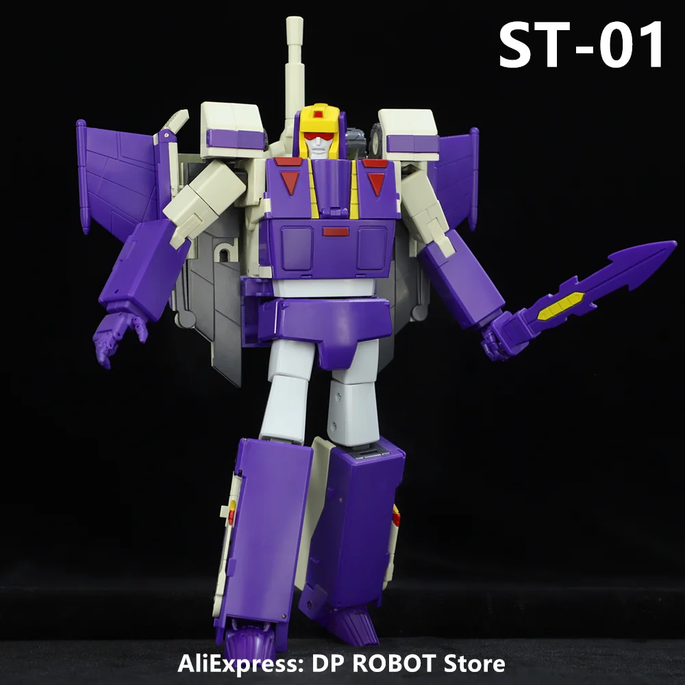 

[В наличии] игрушки-трансформеры в виде звезд _ ST01 Blitzwing три формы самолета Танк GA Conmander экшн-фигурка робота с коробкой