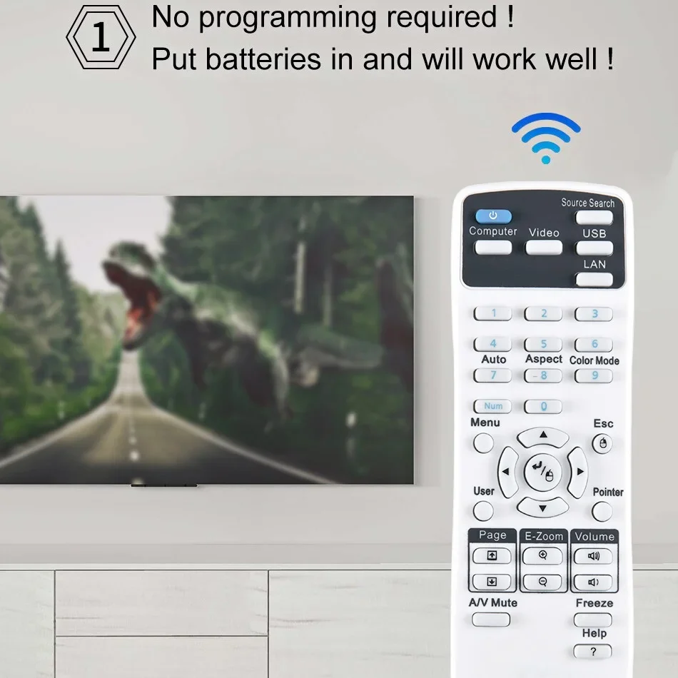 YP новый пульт дистанционного управления для проектора подходящий стабильный Epson