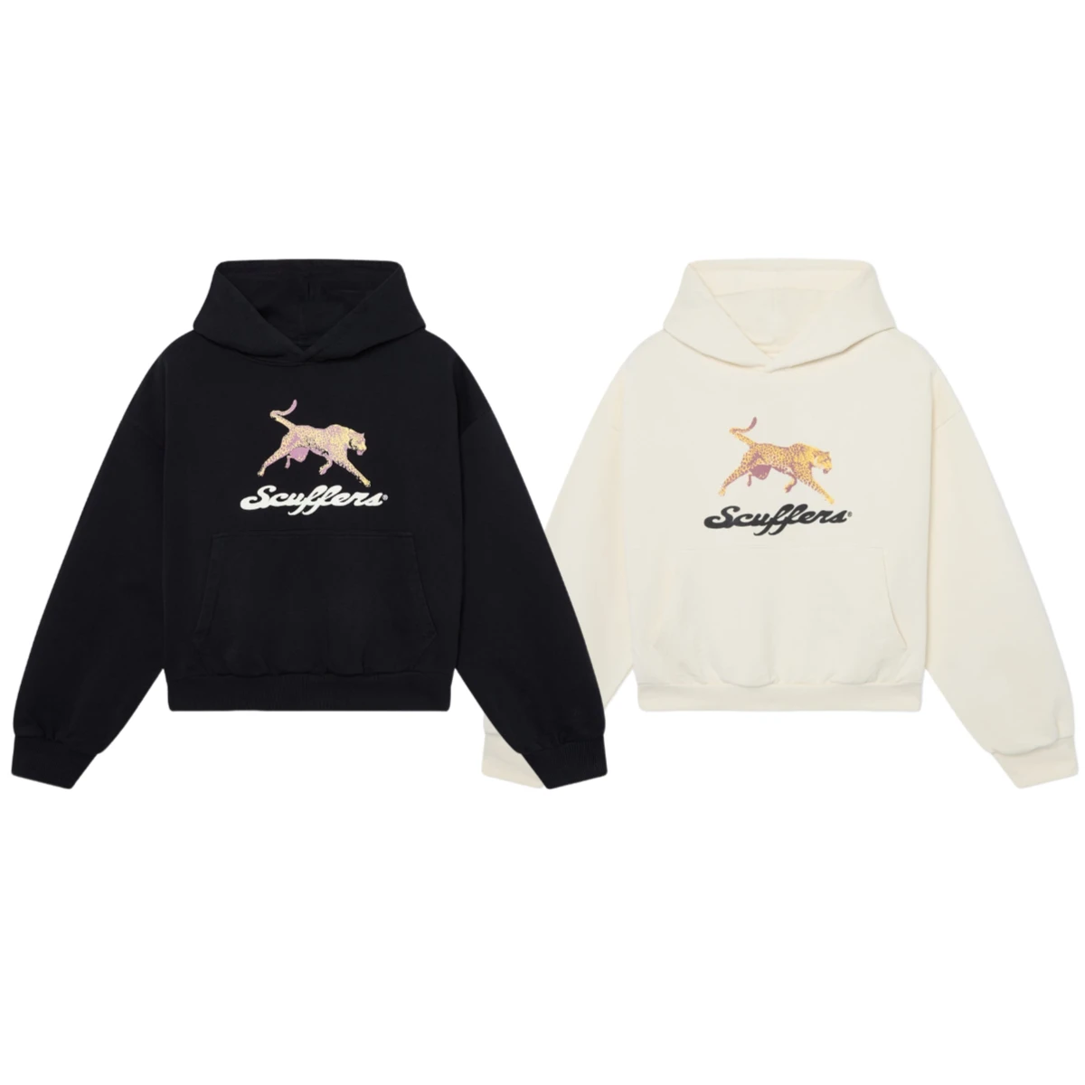 Harajuku потертости с принтом гепарда женские уличные толстовки готические