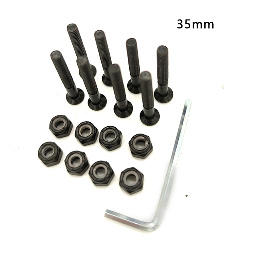 

100% Brand New Durable And Practical High Quality Outdoor Screws Longboard Skateboard 16 Pcs / Set High Hardness